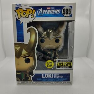 Funko Pop! Loki with Scepter Exclusive Figure